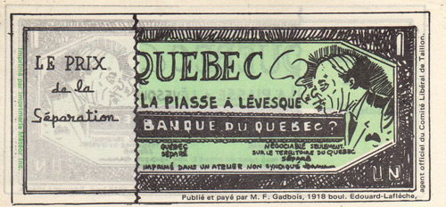 The anti-FLQ Banknote