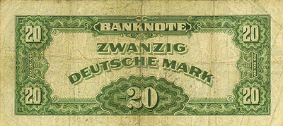 The Genuine German 20 Mark Banknote�