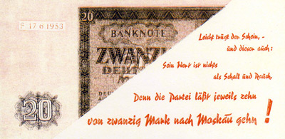 The Unfolded Tarantel Propaganda Banknote�