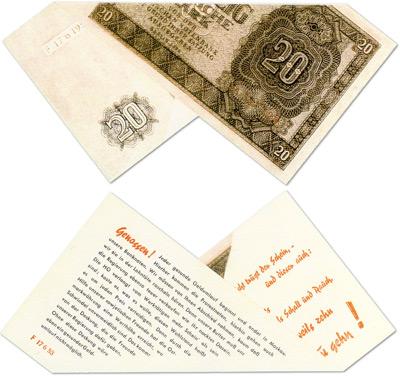 The Tarantel Propaganda Note Folded Correctly�