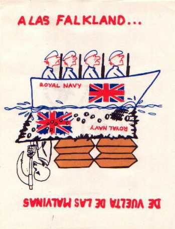 To the Falklands - Argentine propaganda leaflet