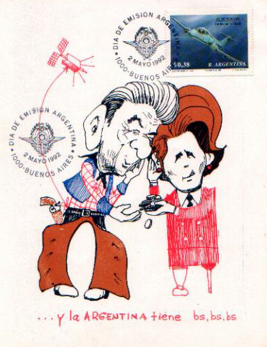 "&hellip;And Argentina has&hellip;Pss, pss, pss" Argentine propaganda leaflet