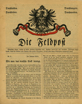 Random PSYOP leaflet - The Fieldpost, No. 9, January 1916