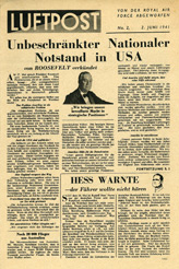 Random PSYOP leaflet - Luftpost, No. 2, 2 June 1941