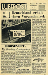 Random PSYOP leaflet - Luftpost, No. 3, 9 June 1941