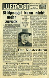 Random PSYOP leaflet - Luftpost, No. 25, 5 November 1941