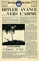 Random PSYOP leaflet - Le Courrier de l'Air, No. 28, 1941