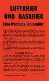 Random PSYOP leaflet - Air War and Gas War