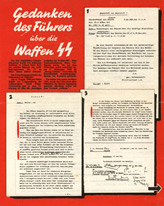 Random PSYOP leaflet - The F�hrer�s thoughts over the Waffen-SS