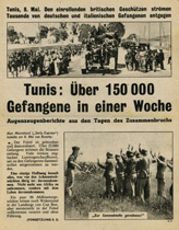 Random PSYOP leaflet - Tunis: Over 150,000 Prisoners in one Week