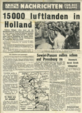 Random PSYOP leaflet - News for the Troops, No. 155, 18 September 1944