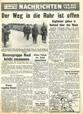 Random PSYOP leaflet - News for the Troops, No. 158, 21 September 1944