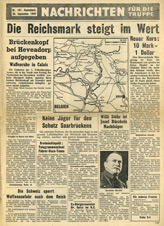Random PSYOP leaflet - News for the Troops, No. 167, 30 September 1944