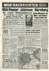 Random PSYOP leaflet - News for the Troops, No. 366, 17 April 1945