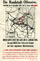 Random PSYOP leaflet - The Rundstedt Offensive