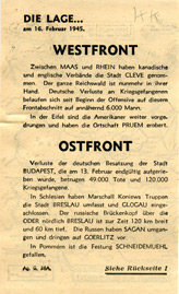 Random PSYOP leaflet - THE SITUATION... on 16 February 1945