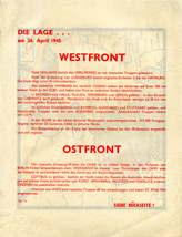 Random PSYOP leaflet - FRONT ON 24th April 1945