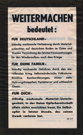 Random PSYOP leaflet - To Stop the Fight Means