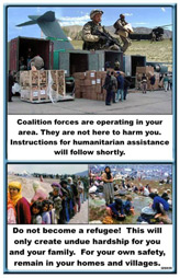 Random PSYOP leaflet - They are not here to harm you