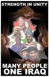Random PSYOP leaflet - MANY PEOPLE ONE IRAQ