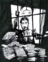 Random PSYOP leaflet - Jailed Saddam