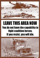Random PSYOP leaflet - COALITION FORCES ARE HERE