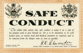 Random PSYOP leaflet - The soldier who carries this safe conduct is using it as a sign of his genuine wish to give himself up