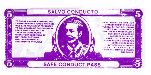 5 Peso Safe Conduct Pass