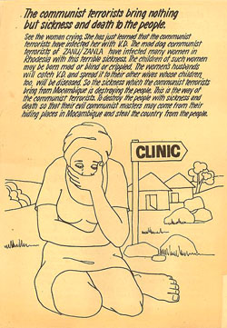 Rhodesian Operation Split-shot propaganda leaflet